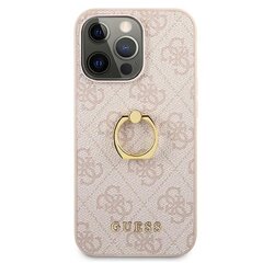 GUHCP13X4GMGPI Guess PU 4G Metal Logo Case for iPhone 13 Pro Max Pink цена и информация | Чехлы для телефонов | kaup24.ee