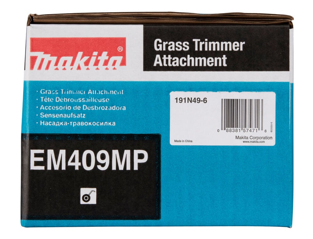 Murutrimmer-liides EM409MP 191N49-6 Makita цена и информация | Robotniidukid | kaup24.ee