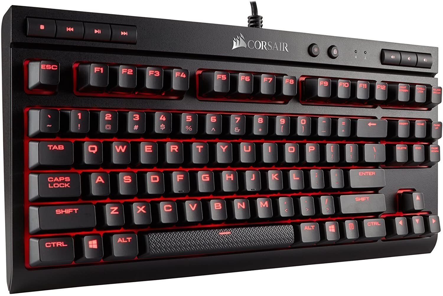 Corsair Gaming K63 Red LED hind ja info | Klaviatuurid | kaup24.ee