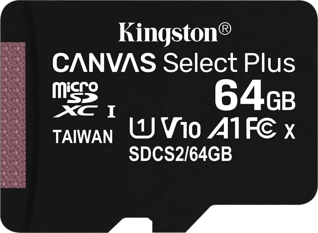 Kingston SDCS2/64GB цена и информация | Fotoaparaatide mälukaardid | kaup24.ee