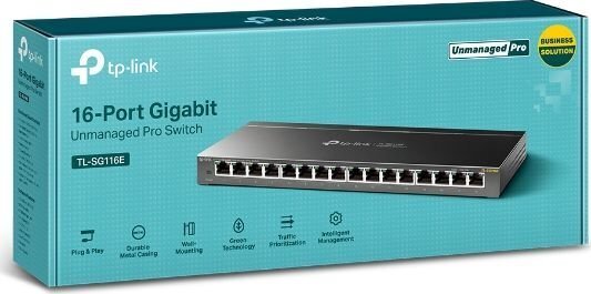 Tp-Link TL-SG116E hind ja info | Ruuterid | kaup24.ee