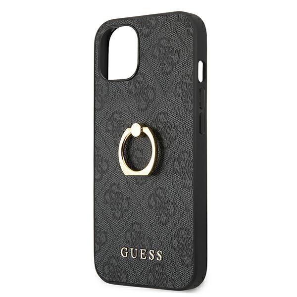 Guess PU 4G Ring Case for iPhone 13 Mini, hall hind ja info | Telefoni kaaned, ümbrised | kaup24.ee