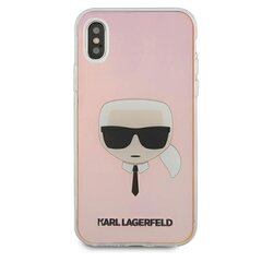 Telefoni ümbris Karl Lagerfeld sobib iPhone X / XS, läikiv hind ja info | Telefoni kaaned, ümbrised | kaup24.ee
