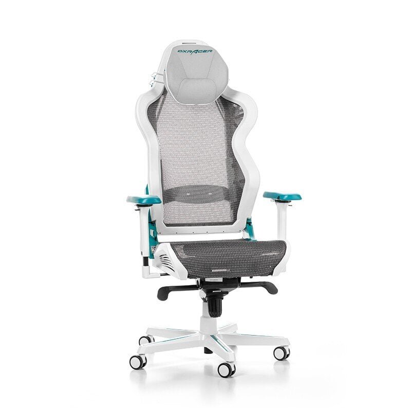 Mänguritool, DXRacer Air R1S-WQG, valge/hall/sinine hind ja info | Kontoritoolid | kaup24.ee