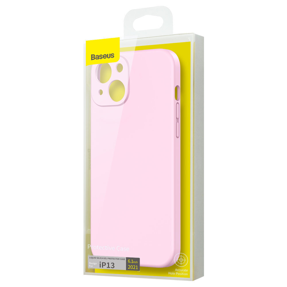 Telefoni põhiümbris iPhone 13 jaoks, roosa цена и информация | Telefoni kaaned, ümbrised | kaup24.ee