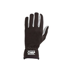 Мужские водительские перчатки OMP Rally, чёрные цена и информация | Мото перчатки, защита | kaup24.ee