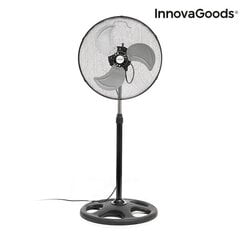 InnovaGoods Industrial Ø 45 cm 75W Must Põrandaventilaator цена и информация | Вентиляторы | kaup24.ee