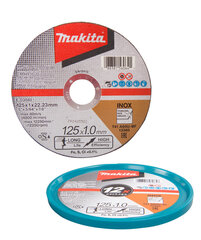 LÕIKKEKETAS 125x1 mm RST/ METALL 12Tk E-03040-12 Makita цена и информация | Механические инструменты | kaup24.ee