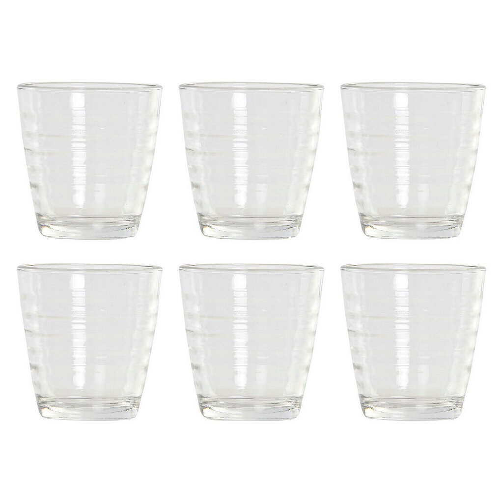 Klaaside komplekt DKD Home Decor Kristall (250 ml) (6 pcs) hind ja info | Klaasid, tassid ja kannud | kaup24.ee