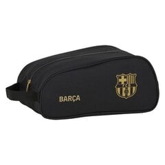 Reisi Sussihoidik F.C. Barcelona Must Polüester цена и информация | Чемоданы, дорожные сумки | kaup24.ee