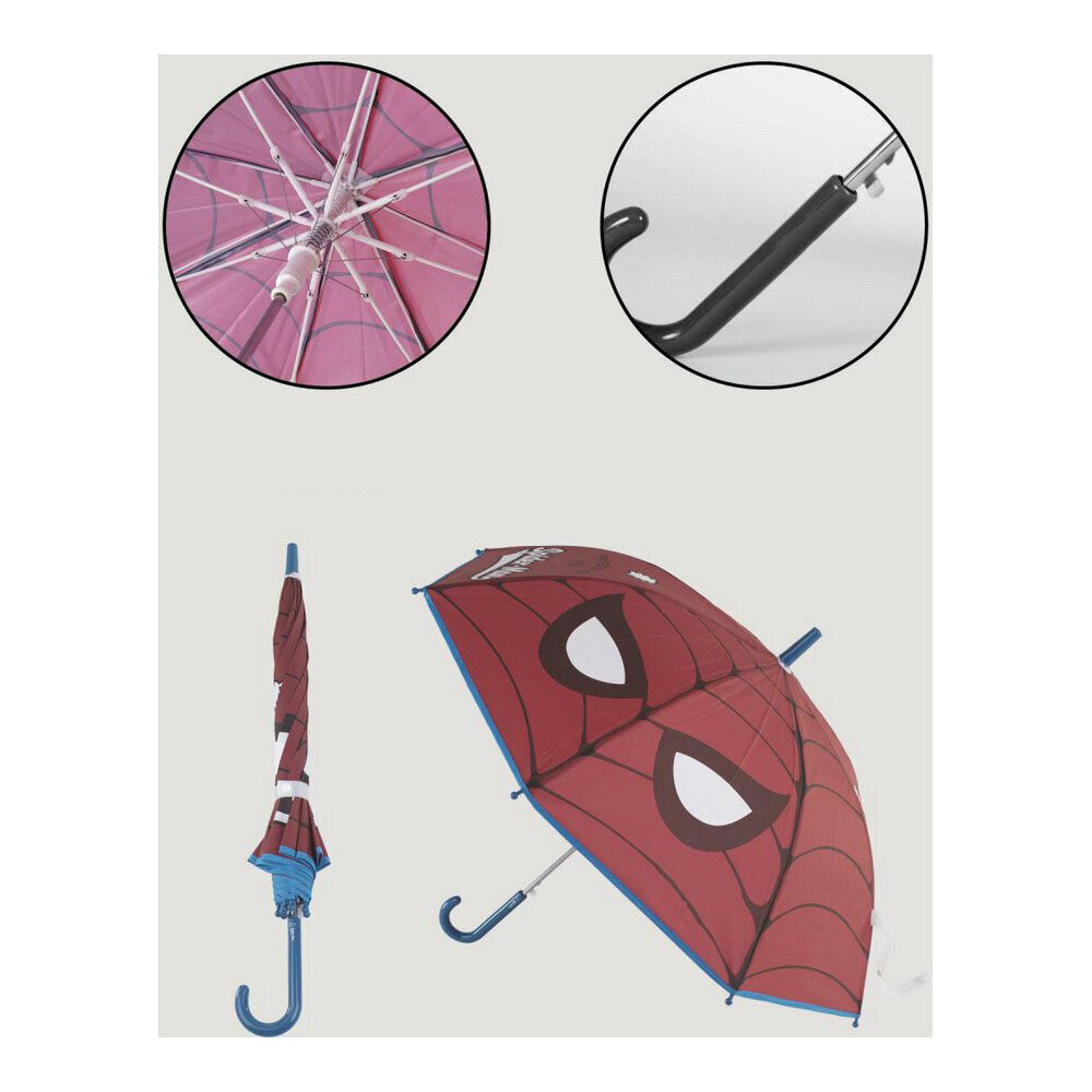 Automaatne Vihmavari Spiderman Punane (81 cm) hind ja info | Laste aksessuaarid | kaup24.ee