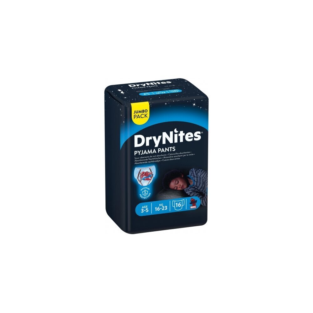 Uriinipidamatuse mähkmed DryNites Pyjama Pants (16 uds) hind ja info | Mähkmed | kaup24.ee
