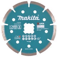 TEEMANTKETAS 125mm SEGMENT./ KUIV X-LOCK E-02076 Makita цена и информация | Механические инструменты | kaup24.ee