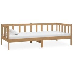 Кровать двухъярусная из цельного дерева, 90х200 см, коричневая цена и информация | Кровати | kaup24.ee