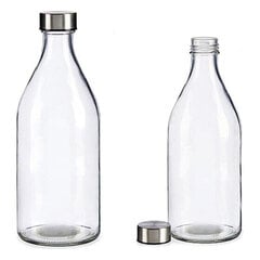 Klaaspudel Vivalto Läbipaistev (1000 ml) (1 L) (9,5 x 25,5 x 9,5 cm) hind ja info | Klaasid, tassid ja kannud | kaup24.ee