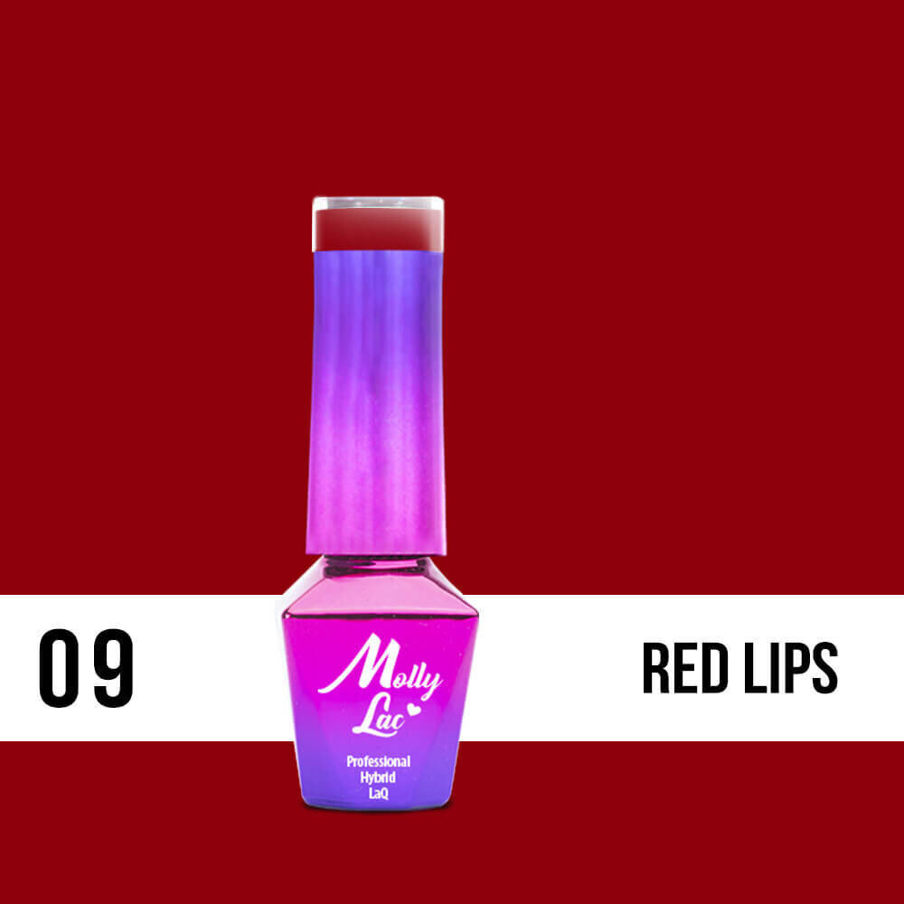 Geellakk Molly Lac - Red Lips 5ml Ei 9 hind ja info | Küünelakid, küünetugevdajad | kaup24.ee