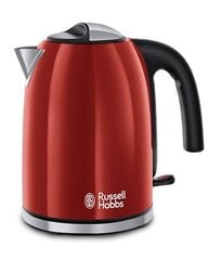 Чайник Russell Hobbs 222222 2400W 1,7 L Красный Нержавеющая сталь (1,7 L) цена и информация | Чайники, термопоты | kaup24.ee