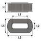 Õhufilter Green Filters R727426 hind ja info | Lisaseadmed | kaup24.ee