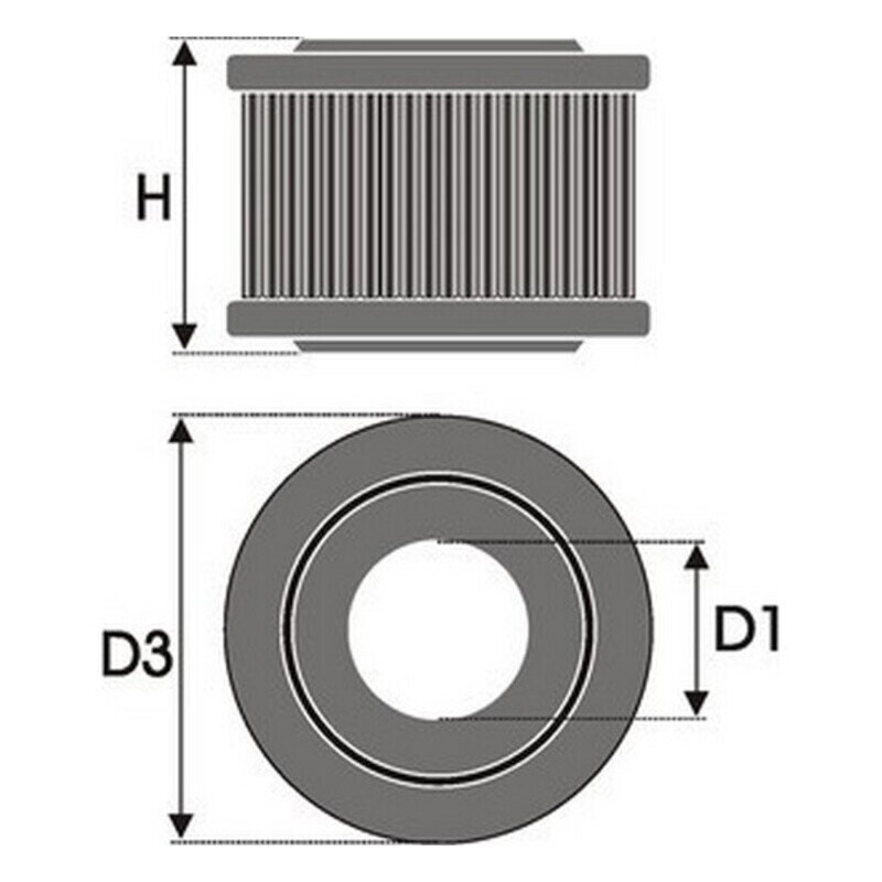 Õhufilter Green Filters R153659 цена и информация | Lisaseadmed | kaup24.ee