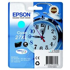 Картридж с чернилами Epson T27XL: цвет - голубой цена и информация | Картриджи для струйных принтеров | kaup24.ee