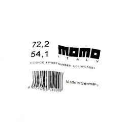 Центровочные кольца Momo MOMCENT4PC72541 4 шт CB 72,2 CB 54,1 цена и информация | Дополнительные принадлежности | kaup24.ee