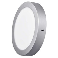 LED laepaneel ümmargune 224 mm kronsteiniga, hõbedane 18W IP20 NW S цена и информация | Монтируемые светильники, светодиодные панели | kaup24.ee