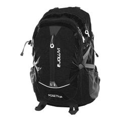 Спортивный рюкзак Joluvi Posets 36, чёрный цена и информация | Рюкзаки и сумки | kaup24.ee