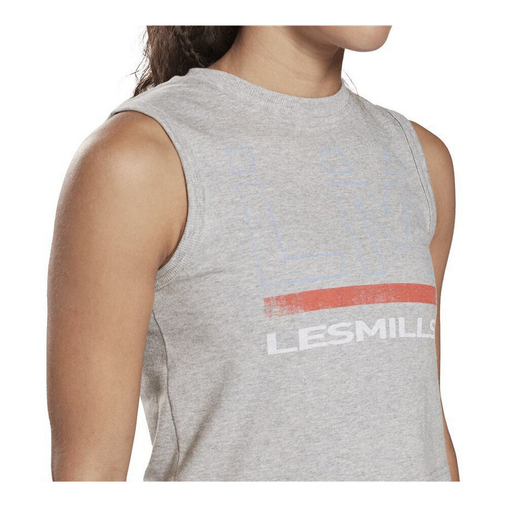 Vest Reebok Les Mills® Graphic Helehall S6432298 hind ja info | Naiste T-särgid, topid | kaup24.ee