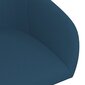 vidaXL Pasukamos valgomojo kėdės, 2vnt., mėlynos spalvos, aksomas hind ja info | Söögitoolid, baaritoolid | kaup24.ee