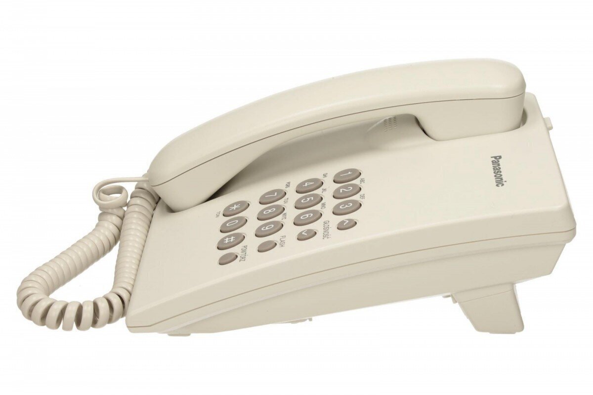 Panasonic KX-TS500, valge hind ja info | Lauatelefonid | kaup24.ee