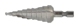 ASTMELINE PUUR, SPIRAAL 4-20mm, pikkus 75/53mm, 1/4" D-40157 Makita цена и информация | Механические инструменты | kaup24.ee