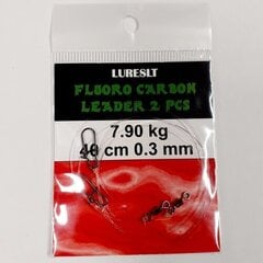 Rihm Fluorocarbon 40 cm 0,3 mm hind ja info | Muud kalastustarvikud | kaup24.ee