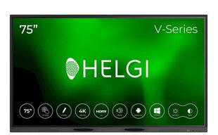 Helgi 75&quot; сенсорный монитор цена и информация | Интерактивные доски | kaup24.ee