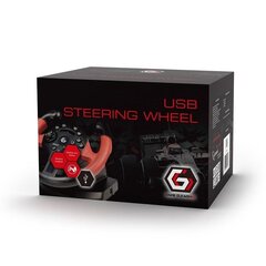 Gembird USB vibrating racing wheel (PC/PS3) hind ja info | Mängukonsoolide lisatarvikud | kaup24.ee