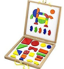 Коробка для задач формы и цвета деревянного магнита 16338 L цена и информация | Развивающие игрушки | kaup24.ee