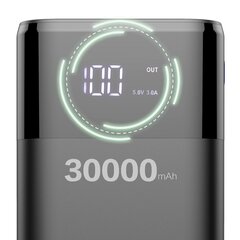 Внешний аккумулятор Dudao 4x USB 30000mAh LCD 4A белый (K8Max белый) цена и информация | Зарядные устройства Power bank | kaup24.ee