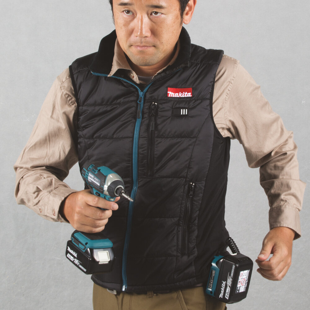 Makita Soojendusega vest DCV200Z2XL; 14,4/18 V; 2XL (ilma aku ja laadijata) hind ja info | Tööriided | kaup24.ee