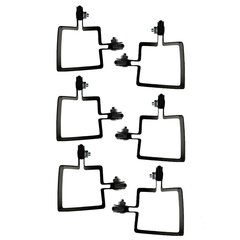 Nurgaklamber 80x80 mm, 6 ühikut цена и информация | Заборы и принадлежности к ним | kaup24.ee