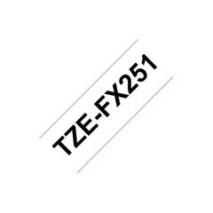 Этикеточная лента - бумага Brother TZe-FX251 TZeFX251 Labelling Tape Cassette цена и информация | Аксессуары для принтера | kaup24.ee