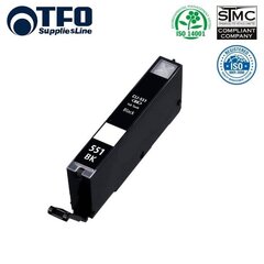 Чернильный картридж TFO Canon CLI-551BK для Pixma ip7250 и др., 6443B001, 12ml, черный, HQ Премиум Аналог цена и информация | Картриджи и тонеры | kaup24.ee