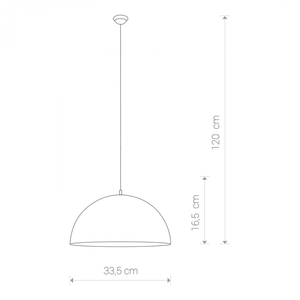 Nowodvorski Lighting rippvalgusti Hemisphere 4840 цена и информация | Rippvalgustid | kaup24.ee