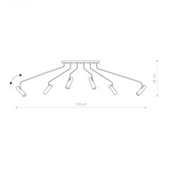 Nowodvorski Lighting rippvalgusti Eye Super 6498 hind ja info | Rippvalgustid | kaup24.ee