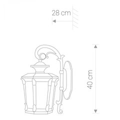 Nowodvorski Lighting seinavalgusti Amur 4692 hind ja info | Seinavalgustid | kaup24.ee