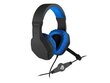 Juhtmega mänguri kõrvaklapid Natec Genesis Argon 200, must/sinine hind ja info | Kõrvaklapid | kaup24.ee