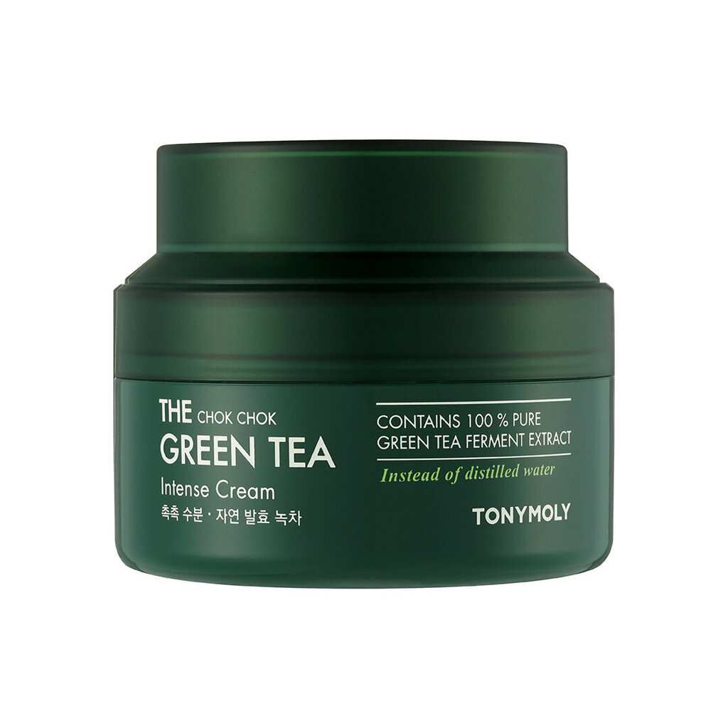 Niisutav antioksüdantidega näokreem TONYMOLY The Chok Chok Green Tea Intense Cream 60ml цена и информация | Näokreemid | kaup24.ee