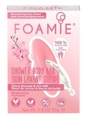 Puhastav ja toitev tahke kehaseep Foamie 2in1 Body Bar Cherry Kiss цена и информация | Мыло | kaup24.ee