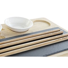 Sushi Komplekt DKD Home Decor Bambus Laud (9 pcs) (28,5 x 18,5 x 2,6 cm) hind ja info | Lauanõud ja kööginõud | kaup24.ee