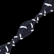 Эластичные шнурки Caterpy Run круглые, черные, светоотражатель, 75 см цена и информация | Уход за одеждой и обувью | kaup24.ee