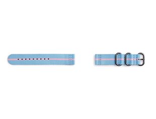 Ремешок GP-R600BREECAF Samsung Gear Sport Studio Premium Nato Strap Blue/Pink цена и информация | Аксессуары для смарт-часов и браслетов | kaup24.ee