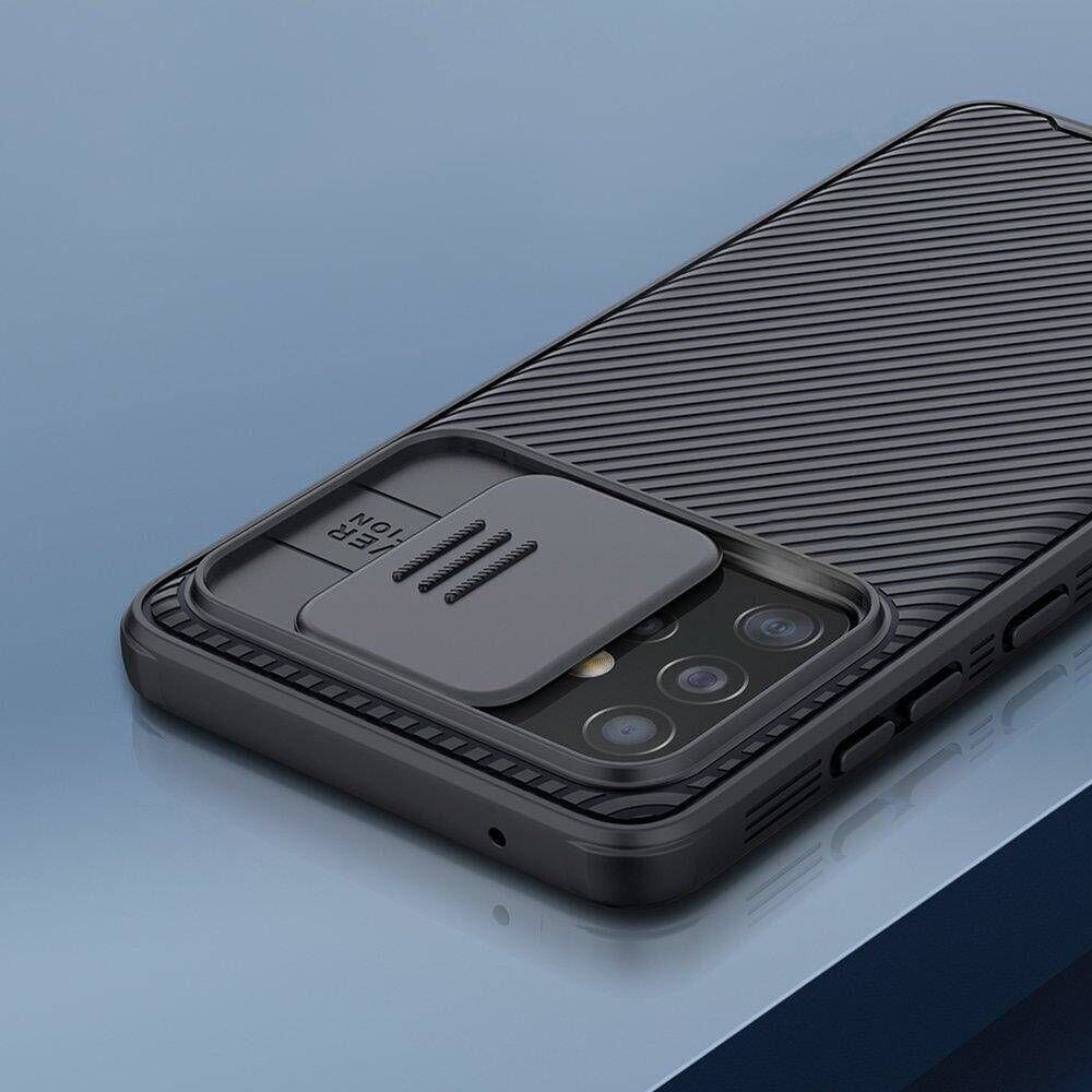Telefoni ümbris Nillkin CamShield sobib Samsung Galaxy A52 /A52 5G / A52s 5G, must hind ja info | Telefoni kaaned, ümbrised | kaup24.ee